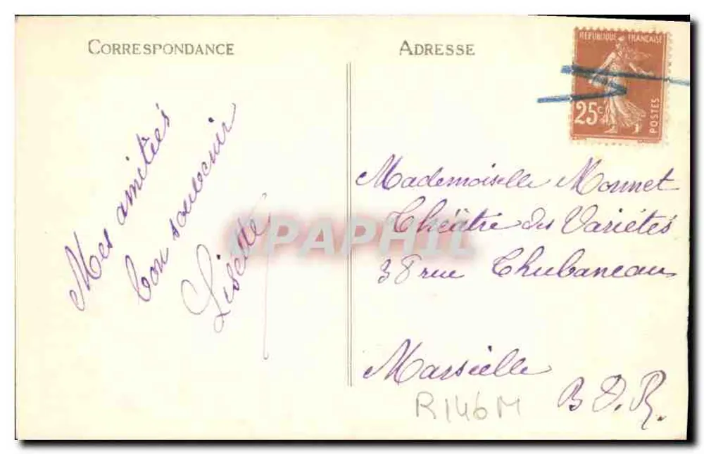 Paris — Praça Vendôme — Graphil - Verso