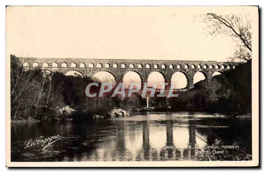 Pont du Gard — Aqueduto romano — La Bigogne - Frente