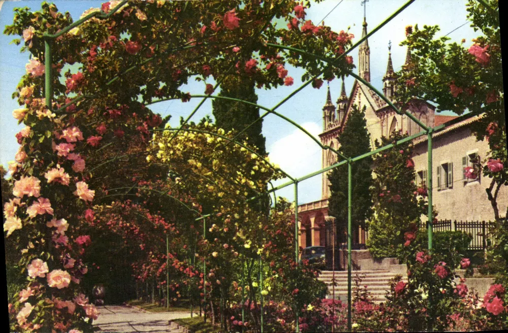Os Jardins em Cimiez — Mosteiro — edição REX-COLOR - Frente