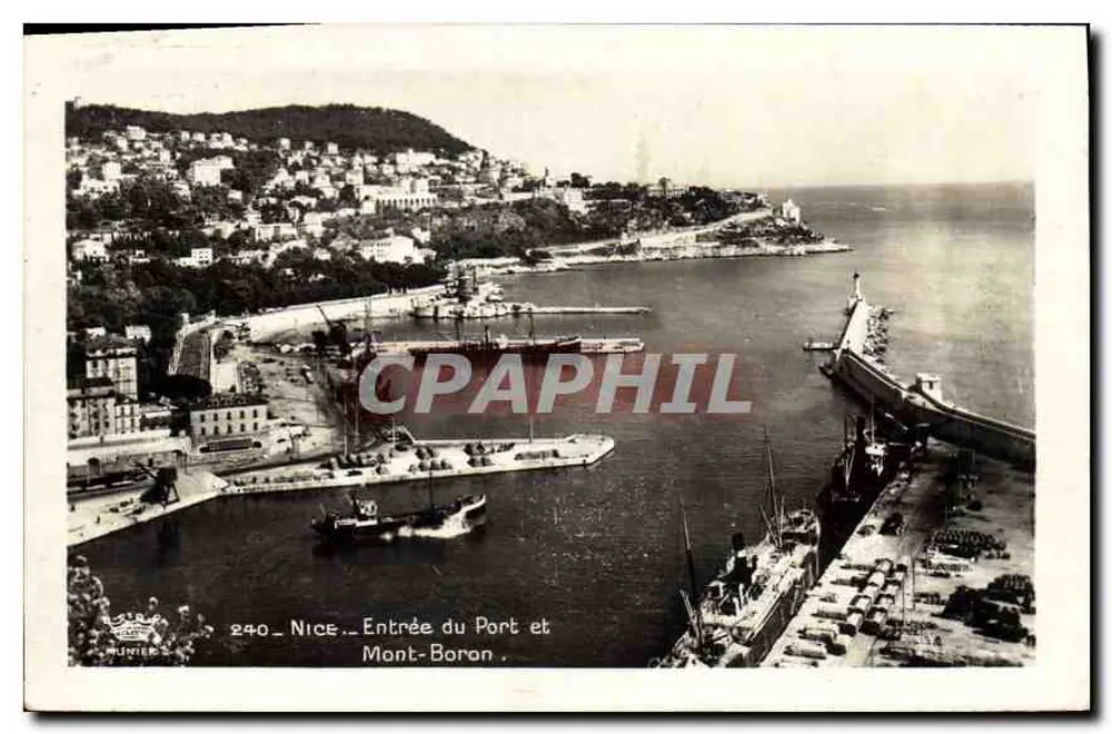 Nice — Entrada do Porto e Mont-Boron — Munice - Frente