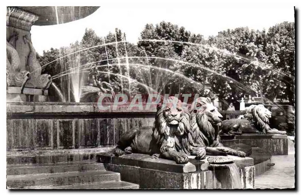 Aix-en-Provence — La Grande Fontaine — Cie des Arts Photomécaniques, Parigi - Recto