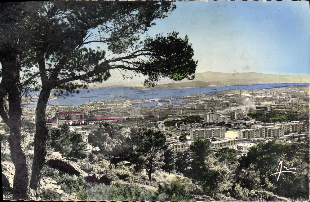 Vista geral de Toulon — Costa Azul — 300 — Edições ARIS - Frente