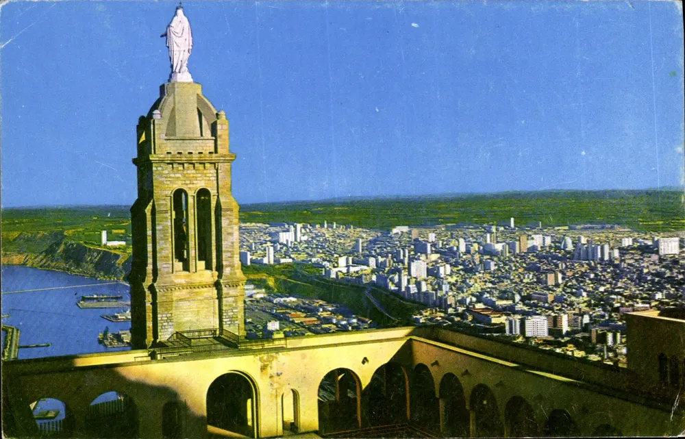 Santa Cruz — vista da estátua da Virgem no porto — editada pela Impériale du Tourisme - Frente