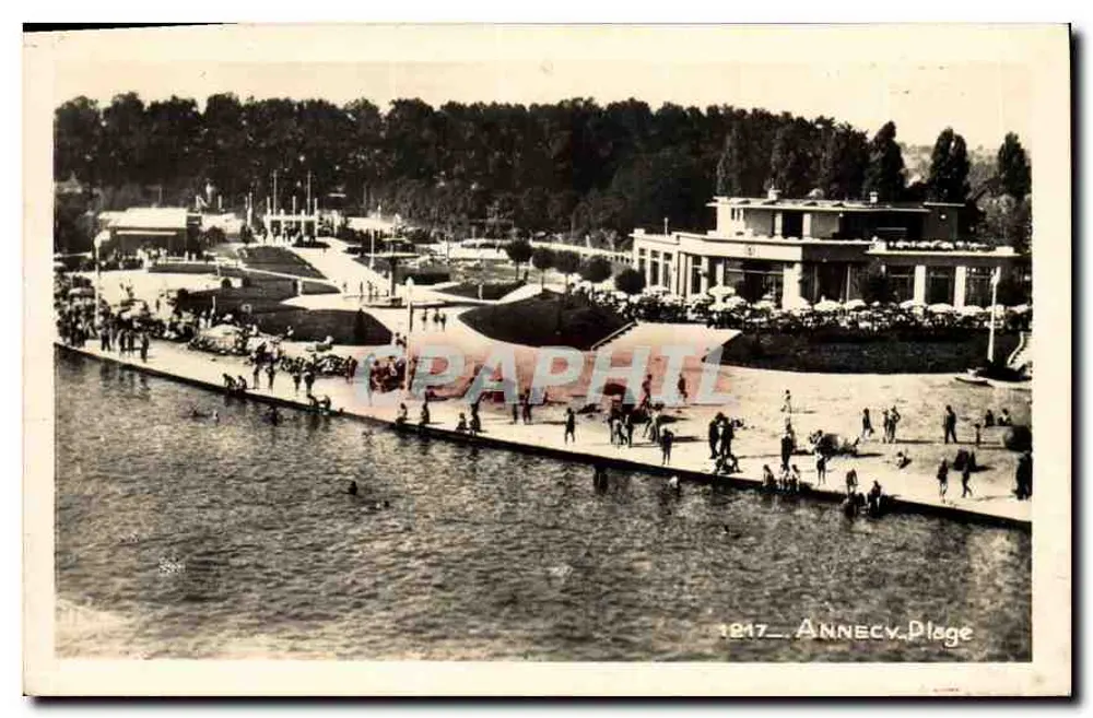 Annecy-Plage — vista do lago e das banheiras — edição n°1817 - Frente