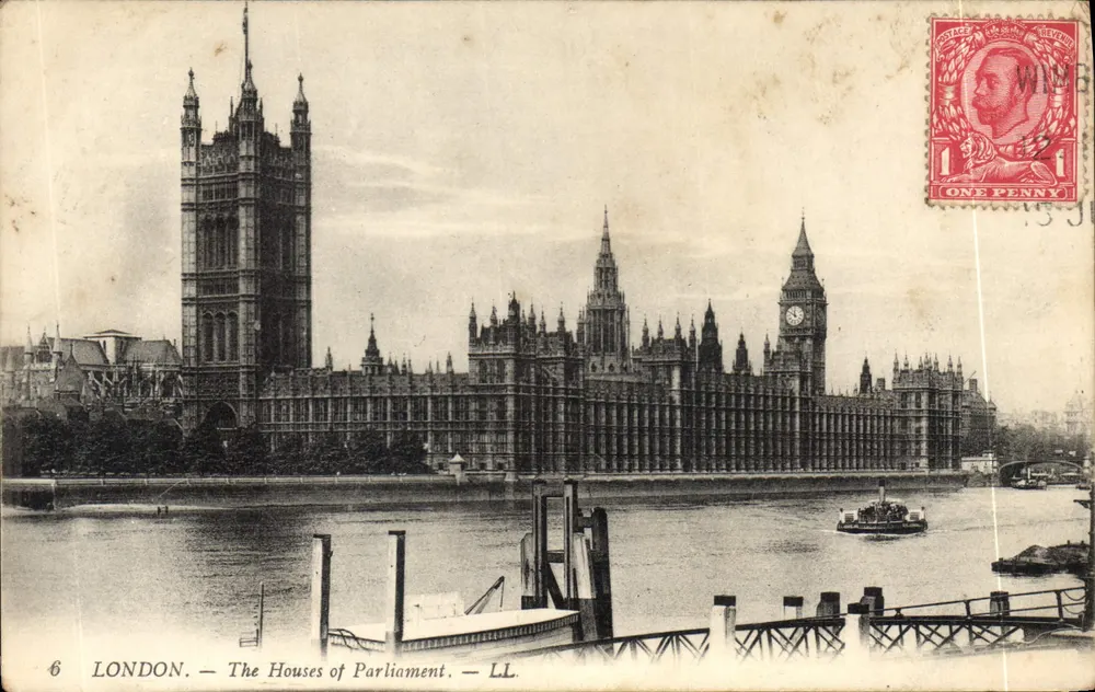 LONDON — Die Häuser des Parlaments — LL. — Verlag LL - Vorderseite