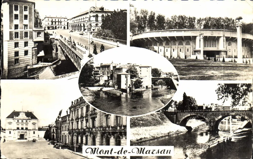 Mont-de-Marsan — Panoramablick — Réal-Photo - Vorderseite