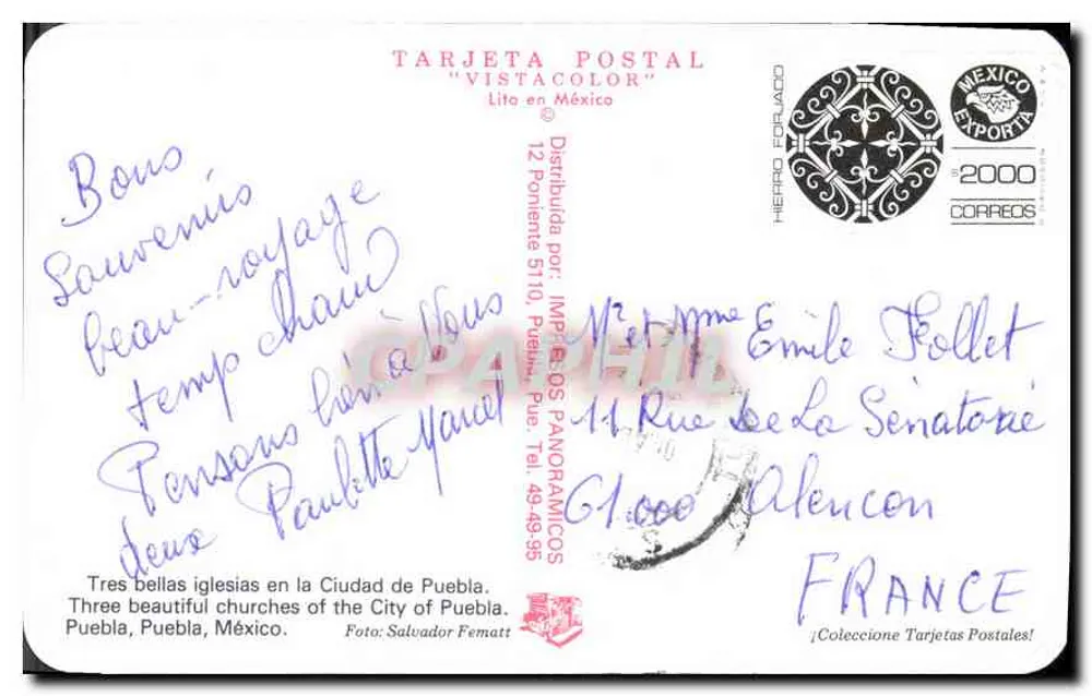 Puebla — Kathedrale, Iglesia de San Francisco, Capilla del Rosario - Rückseite