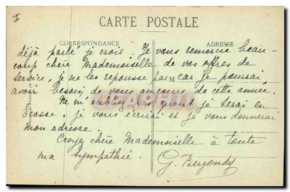 MALO-les-BAINS — Mar agitada - Efeitos de Ondas — 161 - Verso