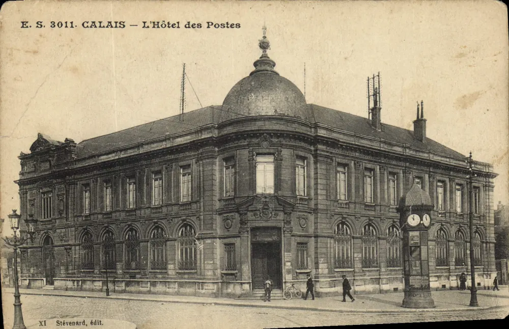Calais — Hotel Pocztowy — Wydawca Stévenard, nr S. 3011 - Awers