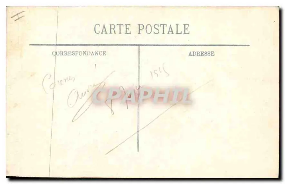 Arras — Ruinen des Rathauses und des Glockenturms nach der Bombardierung vom 28. Oktober 1915 — Charles Ledieu, Arras - Rückseite