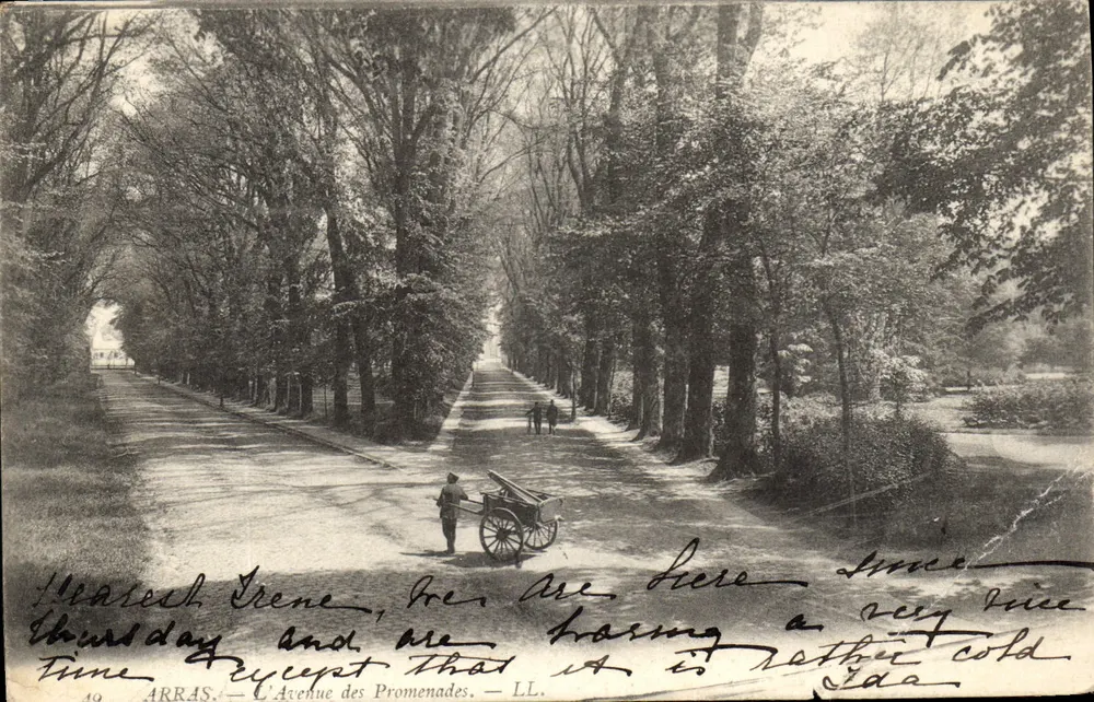 Arras — A Avenida das Promenades — LL, n°49 - Frente