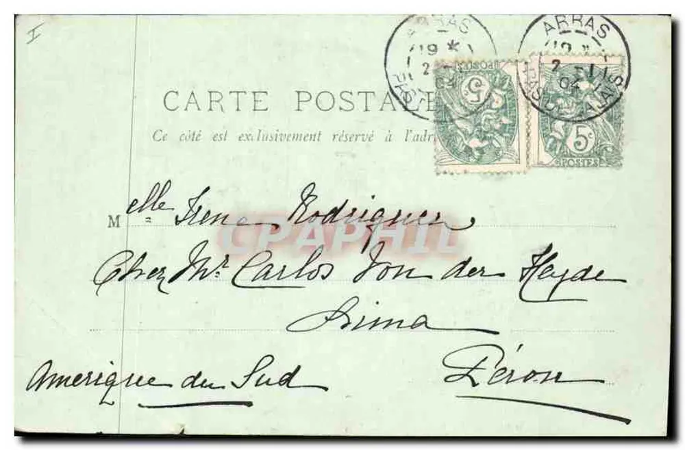 Arras — A Avenida das Promenades — LL, n°49 - Verso