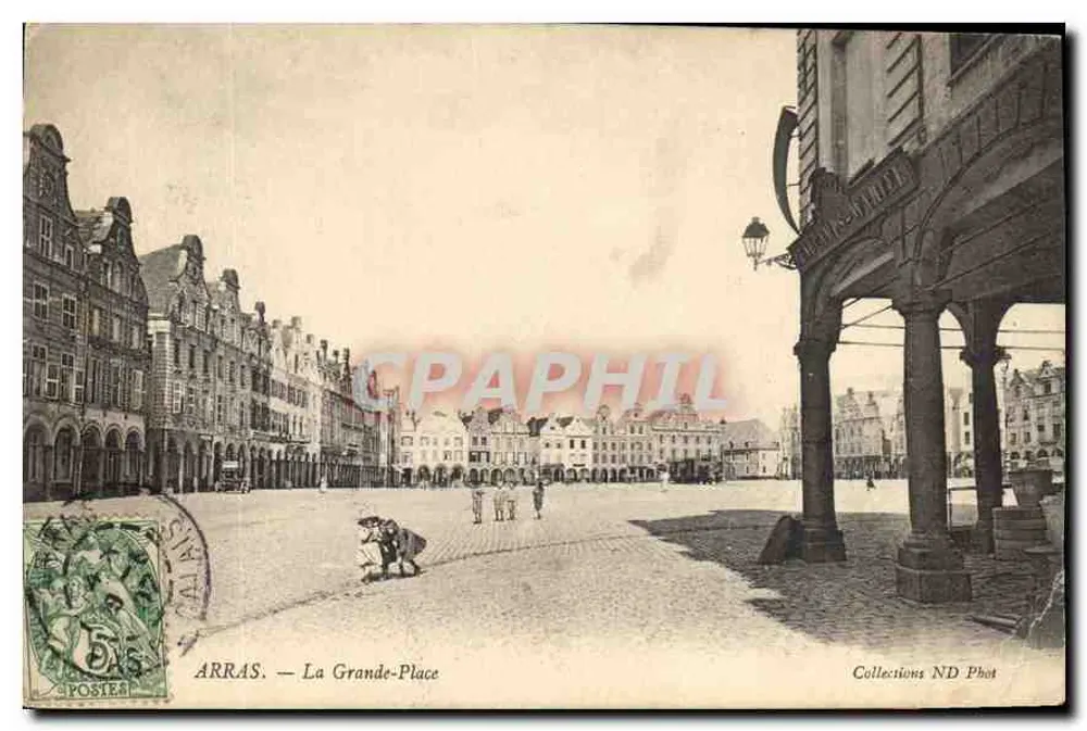 Arras — A Grande-Place — Coleções ND Phot - Frente
