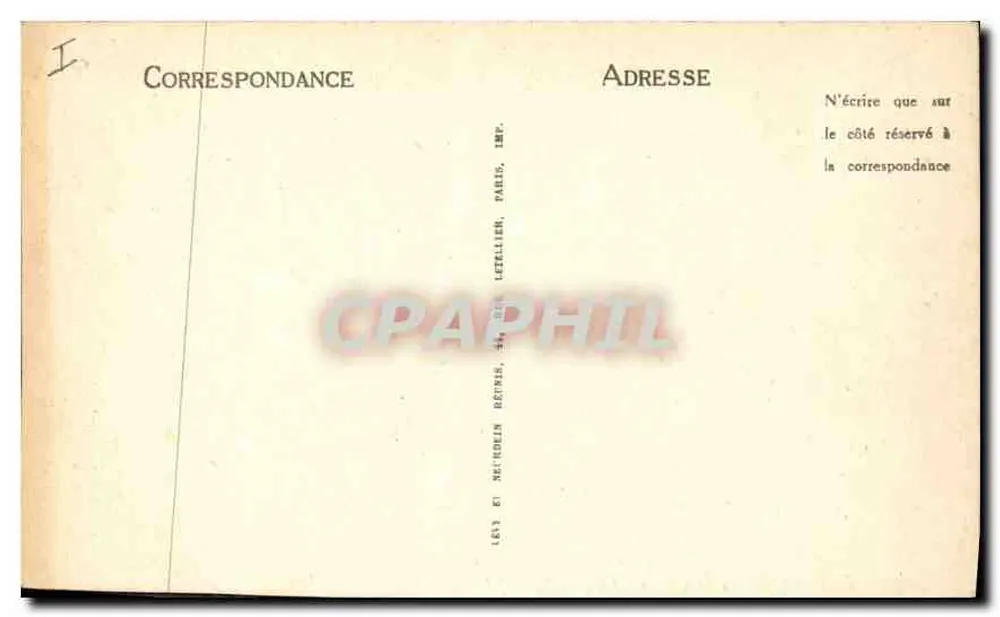 Calais — O Boulevard Jacquard — LL - Verso