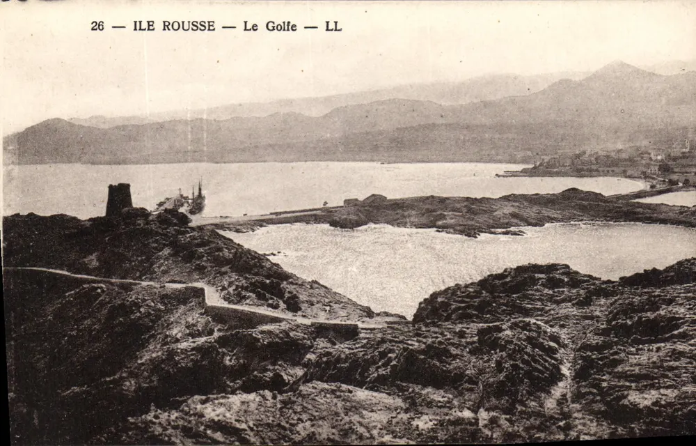 Ilha Rousse — O Golfo — LL — Editor Letellier, Paris - Frente