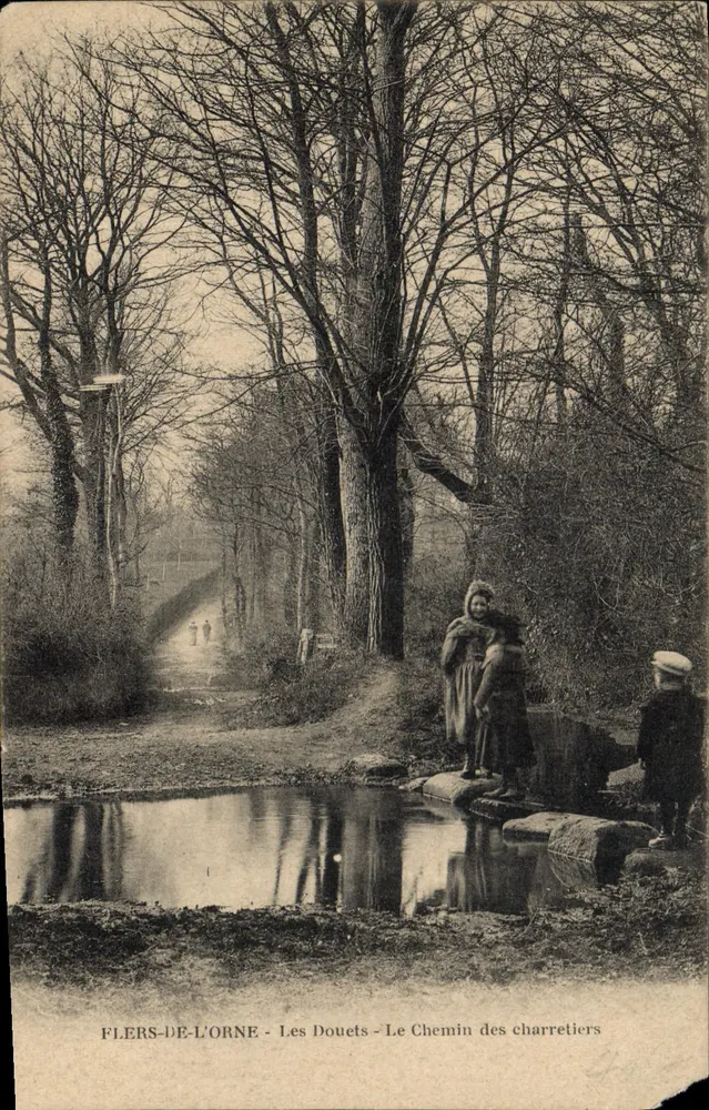 Flers-de-l'Orne - Les Douets - Der Weg der Fuhrknechte - Vorderseite