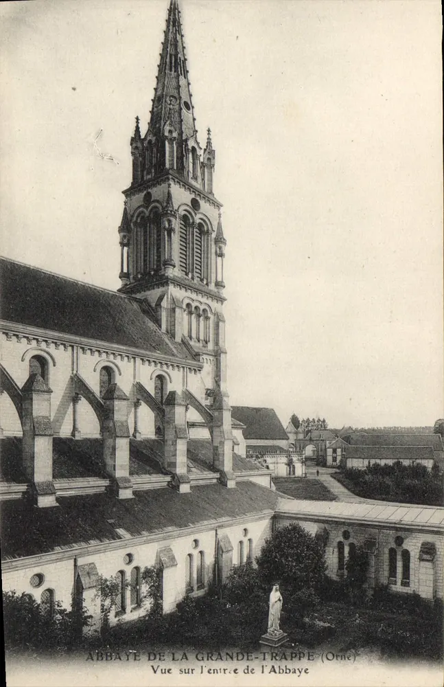 Abtei La Grande-Trappe (Orne) — Ansicht des Abbey Eingangs — Verleger nicht sichtbar - Vorderseite