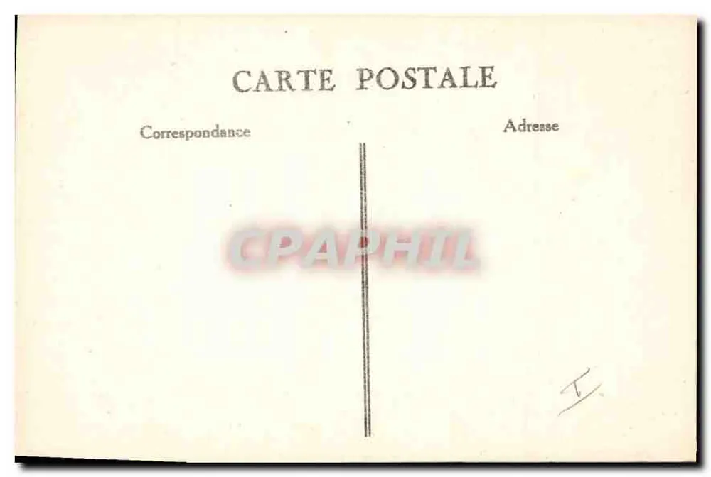 Abtei La Grande-Trappe — Kapelle der Reliquien — unbekannter Verleger - Rückseite