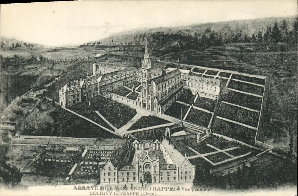 Abtei La Grande-Trappe — Allgemeiner Blick — Soligny-la-Trappe (Orne) - Vorderseite