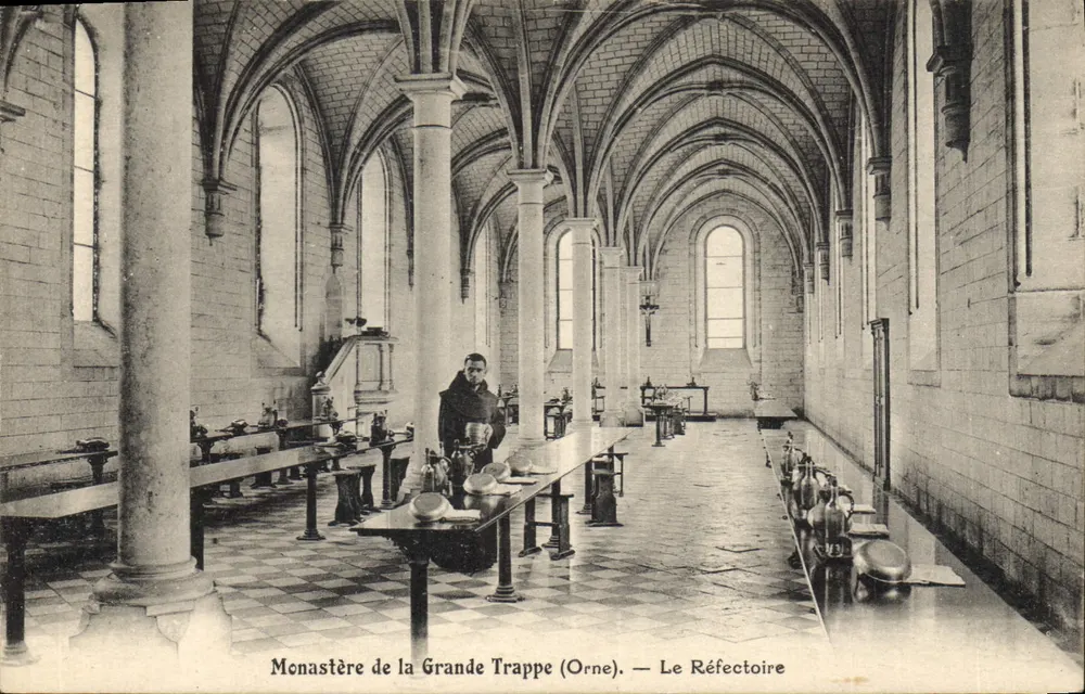 Kloster der Grande Trappe (Orne) — Das Refektorium - Vorderseite
