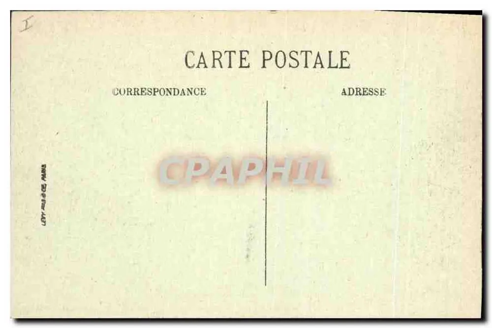 Fontainebleau — Der Tibre und Aussicht auf das Schloss — N.G. - Rückseite