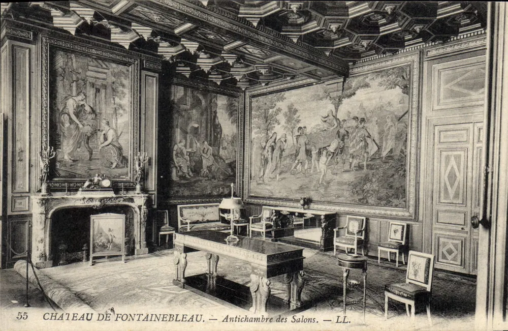 Schloss Fontainebleau — Vorzimmer der Salons — LL. — Nr. 55 - Vorderseite