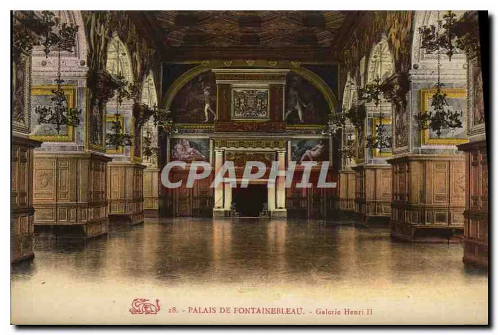 Schloss Fontainebleau — Galerie Henri II — Verleger: C. L. B. n°28 - Vorderseite