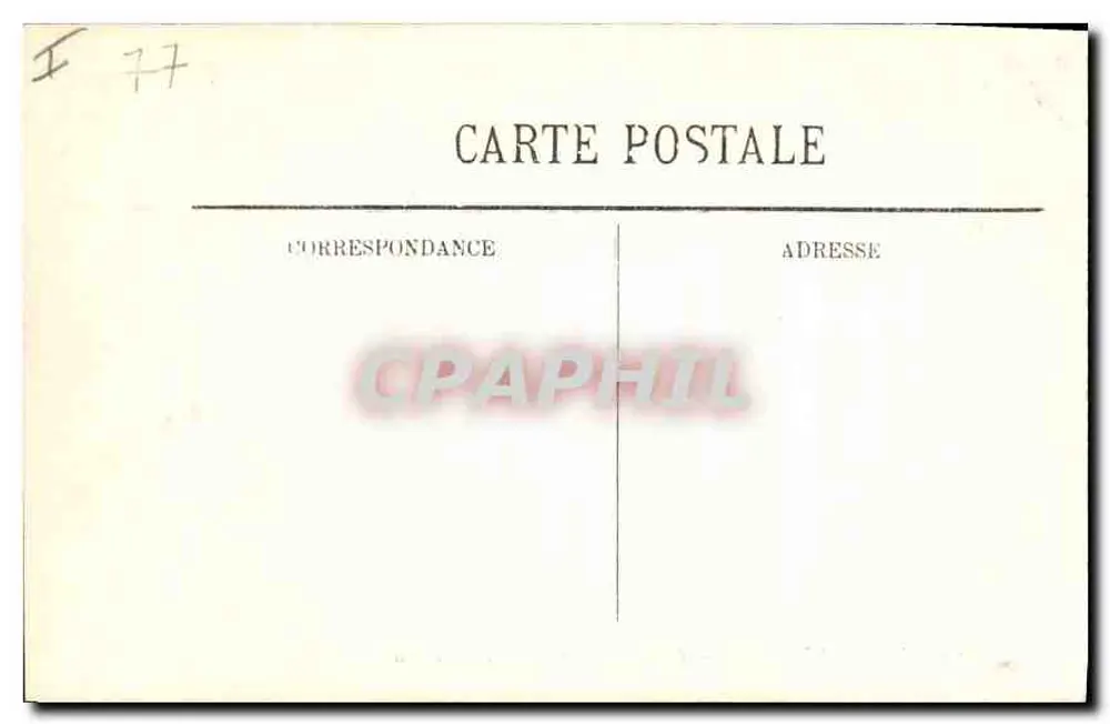 Fontainebleau — O Palácio — Salão da Abdição — LL. — N° 65 - Verso
