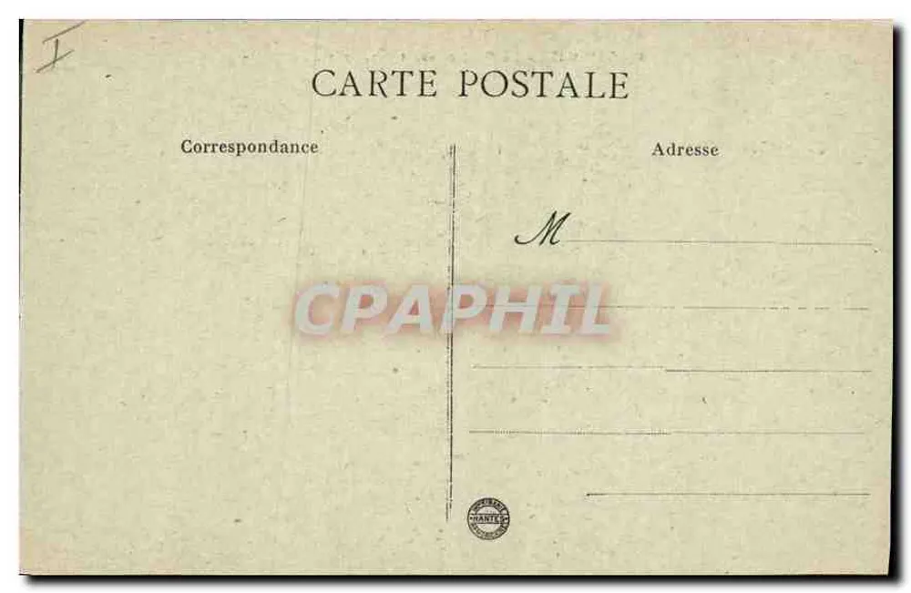 Saumur — O Castelo antes da sua restauração — J.-B. Robert, editor, Saumur - Verso
