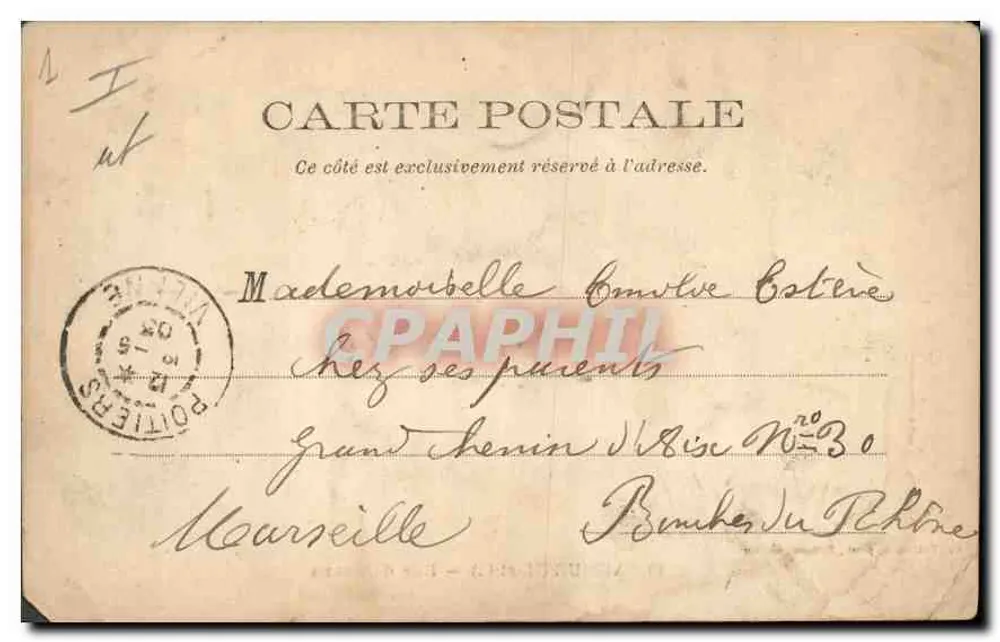 Saumur (M.-et-L.) — Rue d'Orléans — Fr. Voelker, Saumur, déposé - Verso