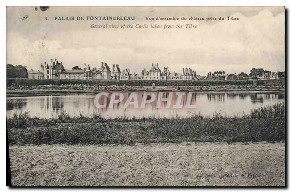 Palast von Fontainebleau — Überblick über den Schlosskomplex vom Tibre — Offizielle Ausgabe des Staates - Vorderseite