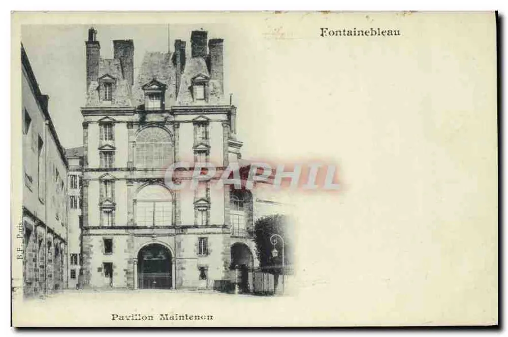 Pavillon Maintenon — Fontainebleau — B.F. Paris - Awers