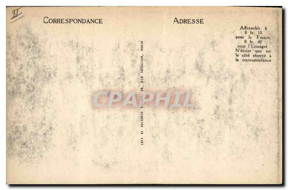 Fontainebleau — Boot des Kaiserlichen Prinzen — LL, n°401 - Rückseite