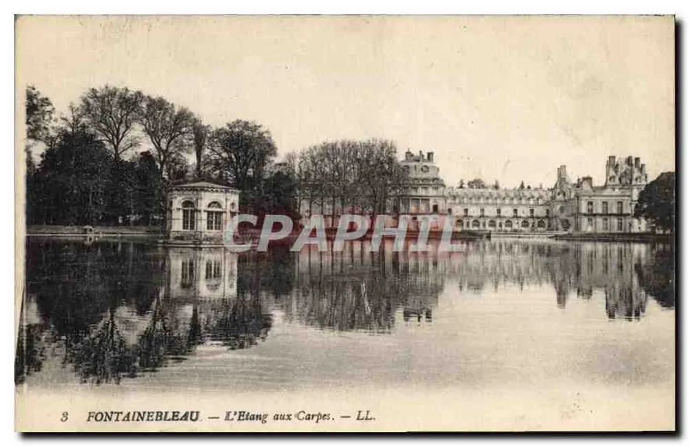 Fontainebleau — L'Étang aux Carpes — LL. - Anverso