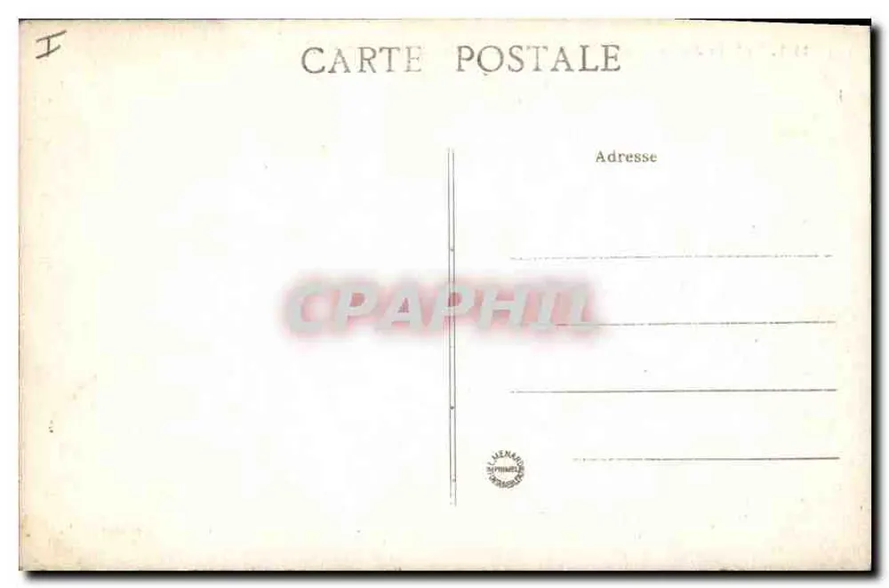 Schloss Fontainebleau — Terrasse des Karpfenteichs — Verlag: Éditions Aptiques - Rückseite
