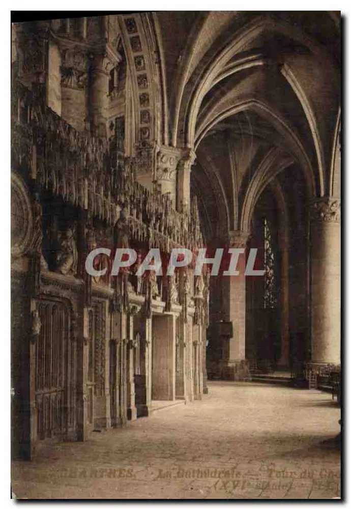 Chartres — A Catedral — Torre do Claustro — (século XVI) — Editor: C. P. A. (nº 127) - Frente