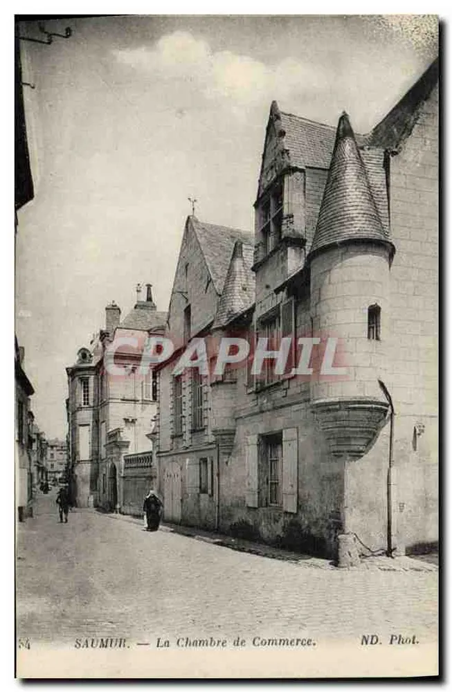 Saumur — A Câmara de Comércio — ND. Fot. - Frente