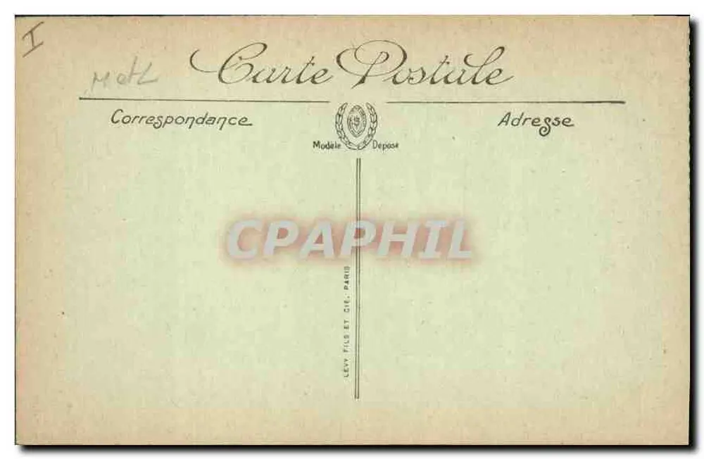 Angers — Het Kasteel (Historisch monument) — Uitgever Lévy Fils, Parijs, n°15 - Achterkant