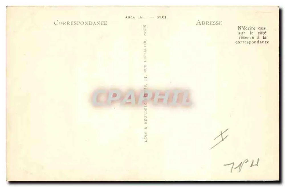Angers — Interior da Catedral — I.L. — n°117 - Verso