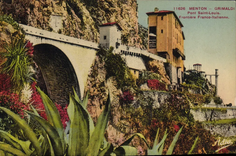 Brücke Saint-Louis — Grenze Frankreich-Italien — Adia, Nr. 11626 - Vorderseite