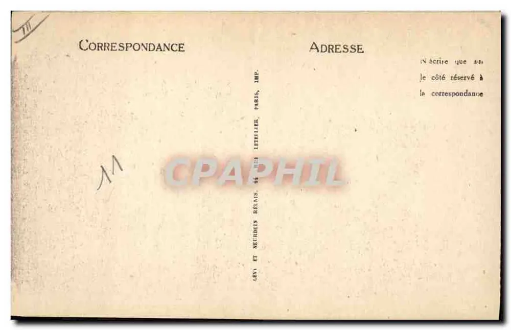 MENON — Rue de la Conception — Conception Street — LL 70 - Verso