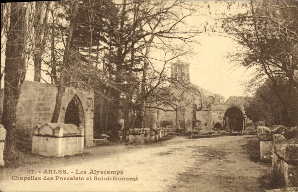 Die Alyscamps - Kapellen der Porcellets und Saint-Honorat — Collection d'Art Mag - Vorderseite