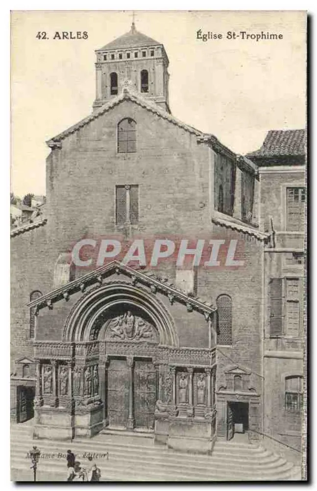 Arles — Igreja de São Trofimé — Madame Bony Editora, n°42 - Frente