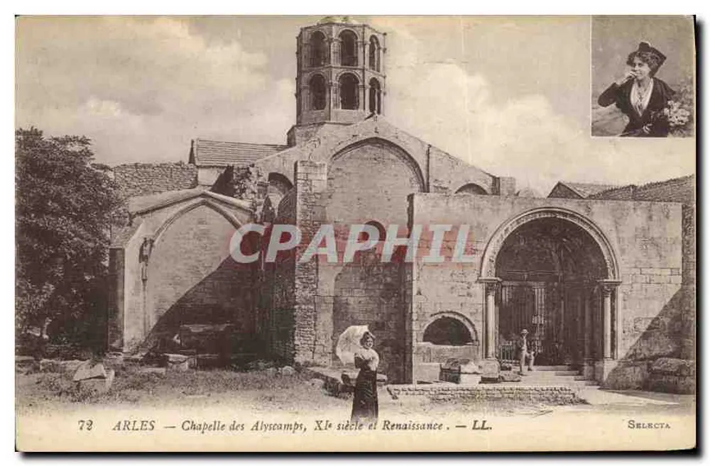 Arles — Capela dos Alyscamps, século X e Renascimento — LL. SELECTA - Frente
