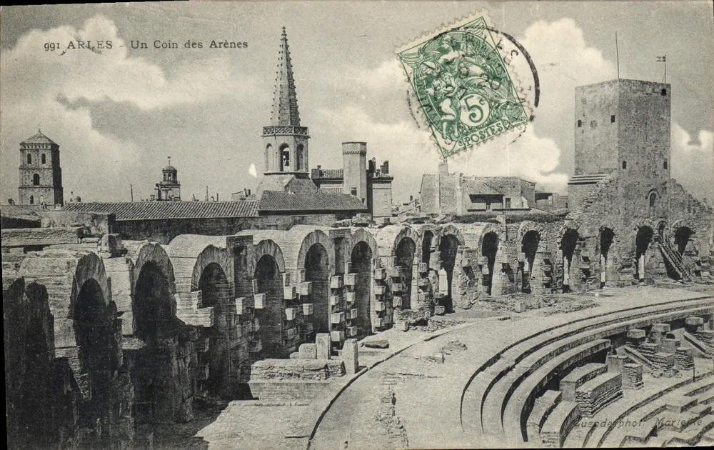 Arles - Um Canto das Arênes — editor: Gunderphor, n° 991 - Frente
