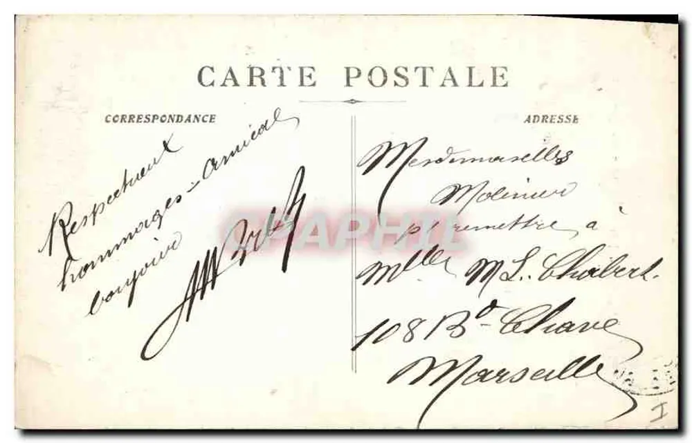Arles - Portikus der Kirche St-Trophime — Antike Ansichtskarte n°234, Verlag unbekannt - Rückseite