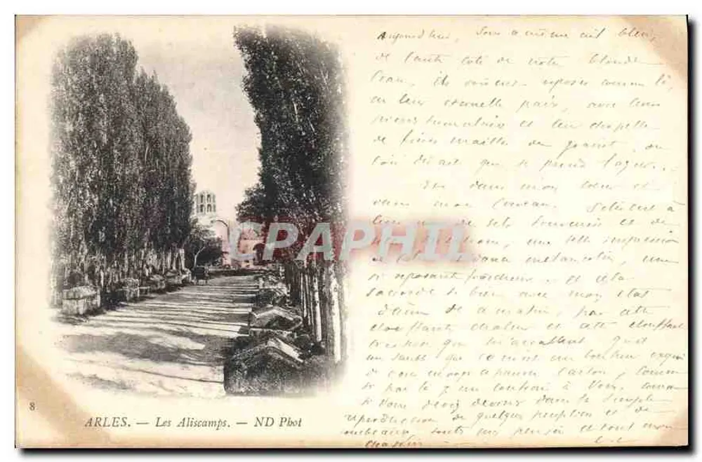 Arles — Les Aliscamps — ND Phot - Frente