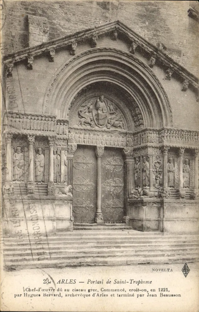 Arles — Portal de São Trofimé — NOVELTA - Frente