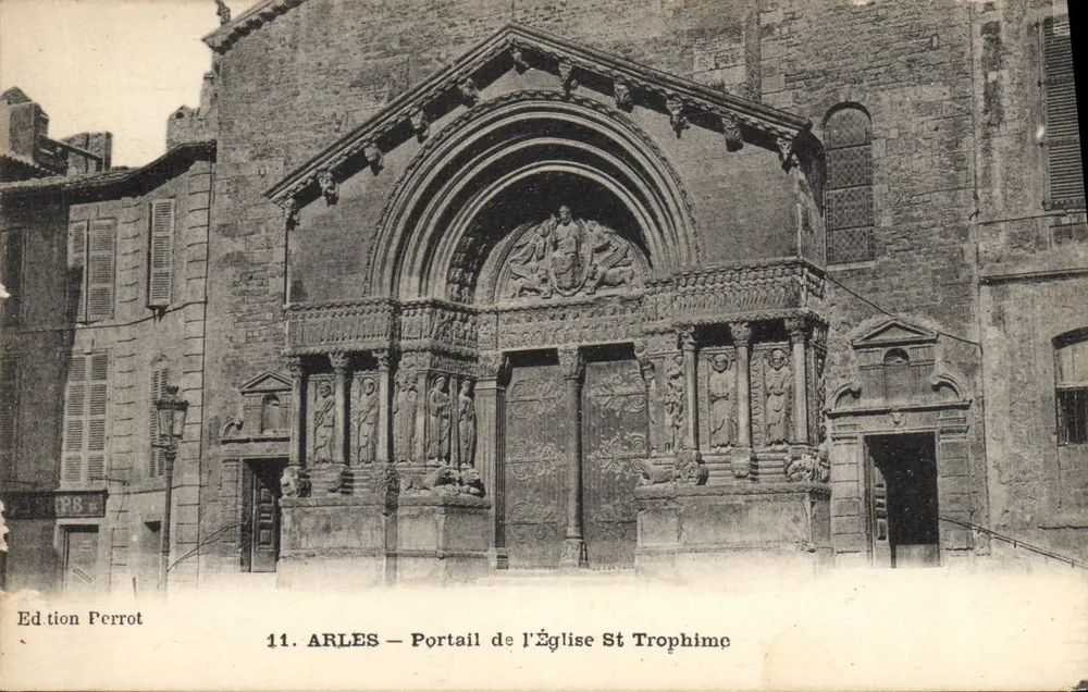 Arles — Portal der Kirche Saint-Trophime — Édition Perrot, Nr. 11 - Vorderseite
