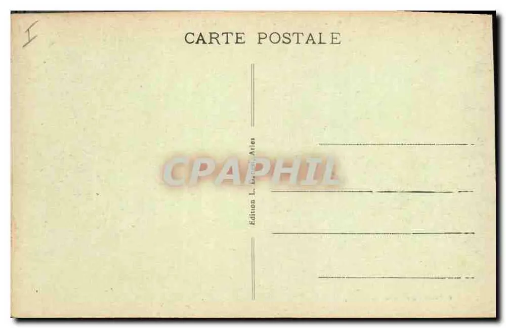 Arles - O Teatro Antigo — Edição L. Broch Arles, n°6 - Verso